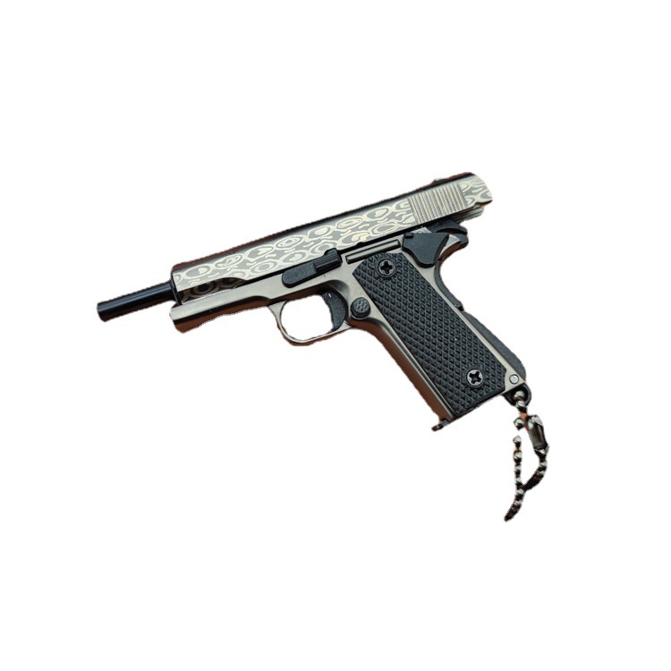 1:3 Colt Malay pattern gun color M1911 metal gun model