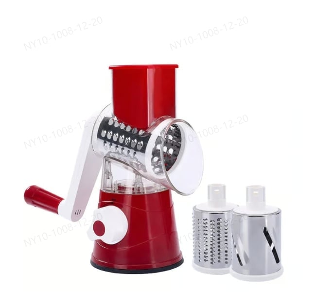 🔥3 in 1 Rotary Cheese Grater Vegetable Slicer