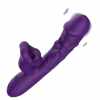 3 in 1 Rose Muncher Rabbit G Spot Vibrator with 6 Wiggling 7 Licking & 10 Vibrating Modes