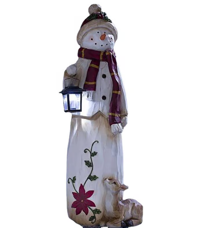 🎄Last Day 75% OFF - Woodland Snowman with Electronic lamp