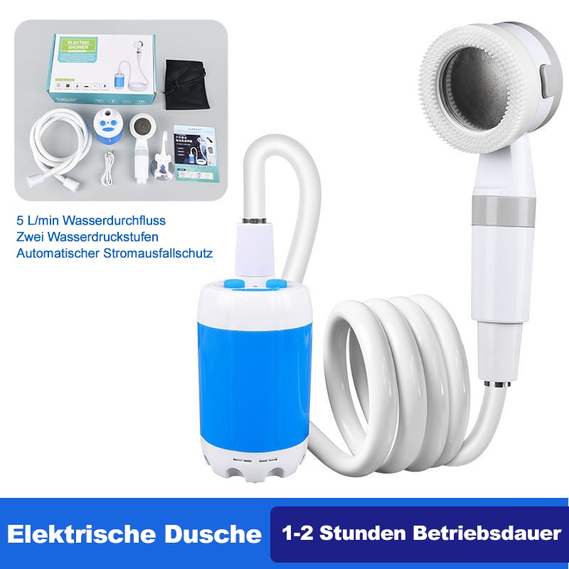 🚿Letzter Tag 49% Rabatt✨Tragbare Campingdusche – Einstellbarer Durchfluss