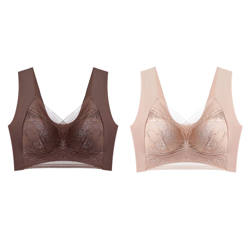 🔥Last Day Buy 1 Get 2 Free🔥Women’s Lace Silk Push Up Bra