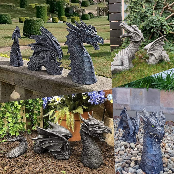 (Last Day Promotion - 50% OFF) 🔥Hefaxi The Gothic Dragon Garden Statue, BUY 2 FREE SHIPPING