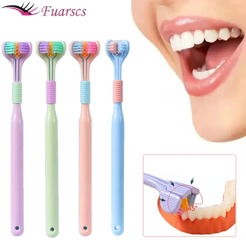 💥LAST DAY SALE 40% OFF💥3D Stereo Three-Sided Toothbrush