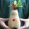 🐱Handmade  Cat Vase