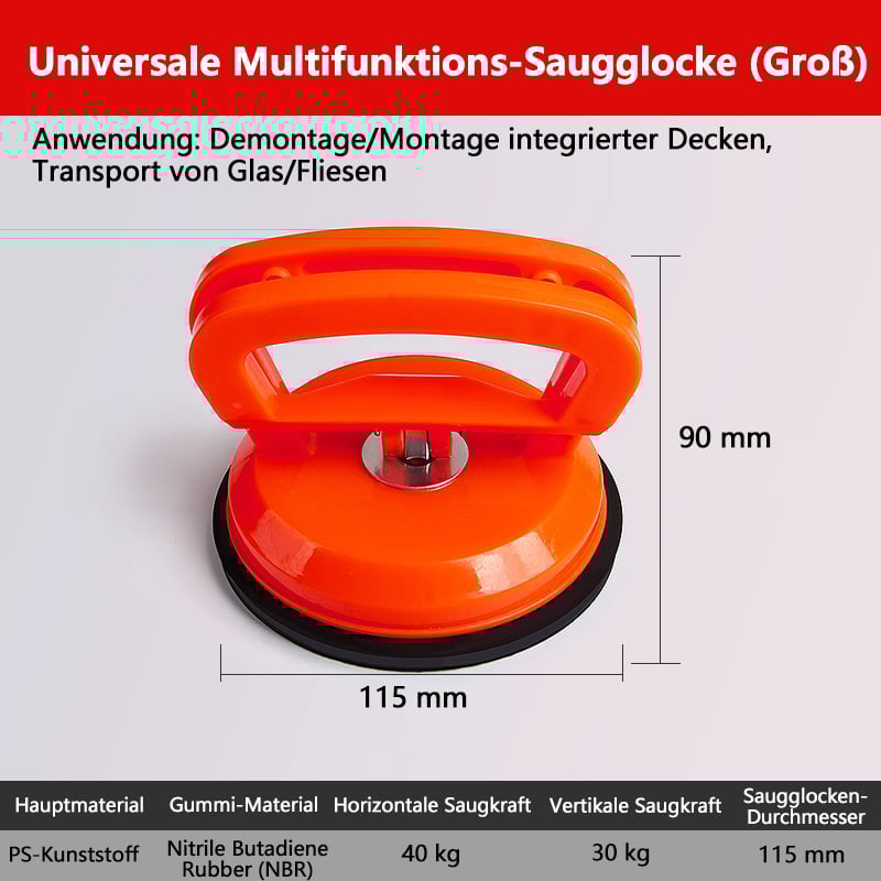 (2er-Pack)🔥 Auto-Dellenzieher – wiederverwendbarer Mini-Saugnapf, tragbarer Griffheber für die Reparatur von Autodellen und Glas