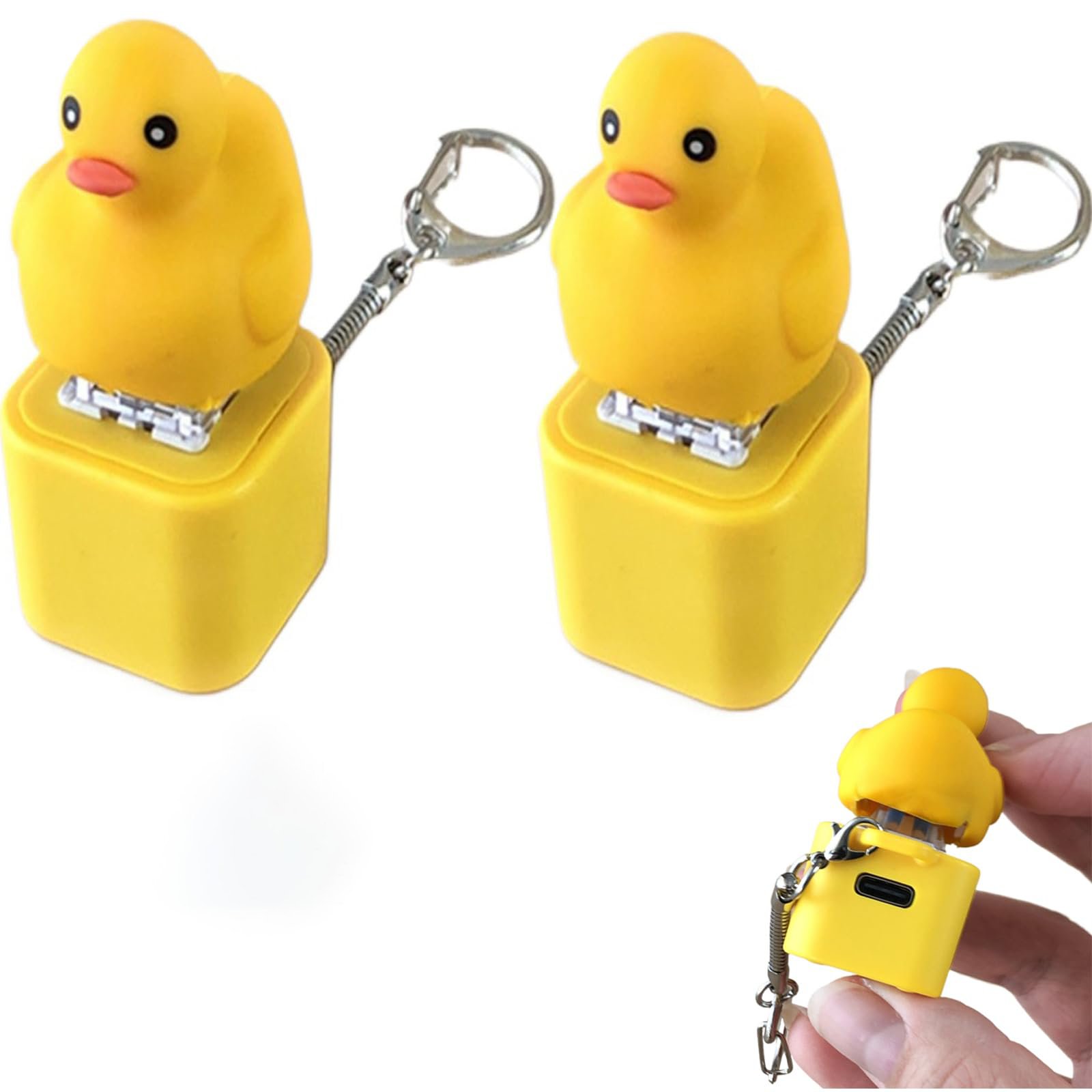 ⏰LAST DAY SALE 50% OFF💥Rechargeable Frog Croaking Keychain