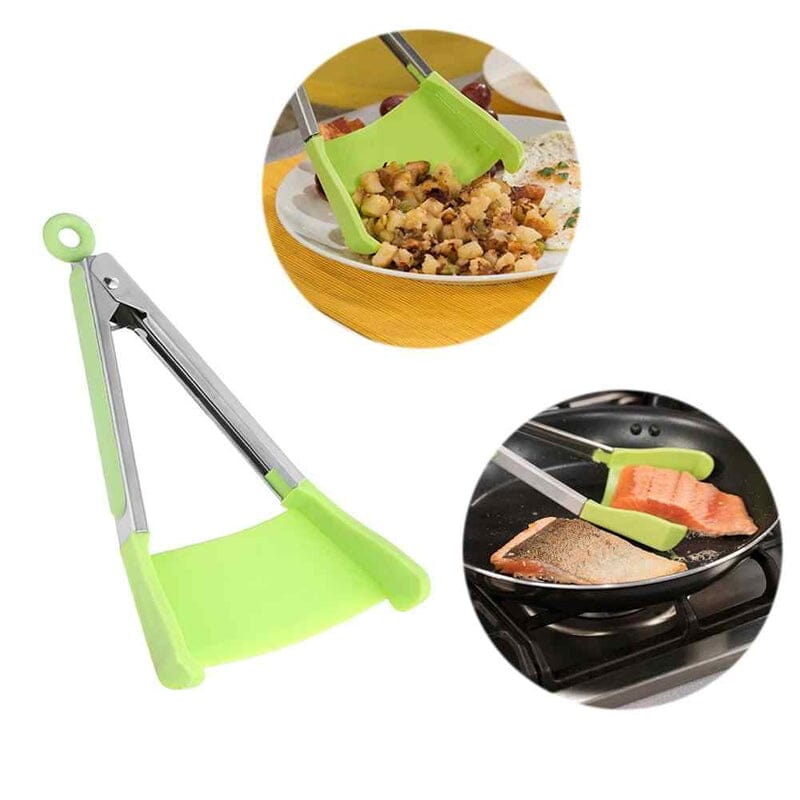 (🔥Last Day Promotion-48%OFF)2 in 1 Spatula and Tongs