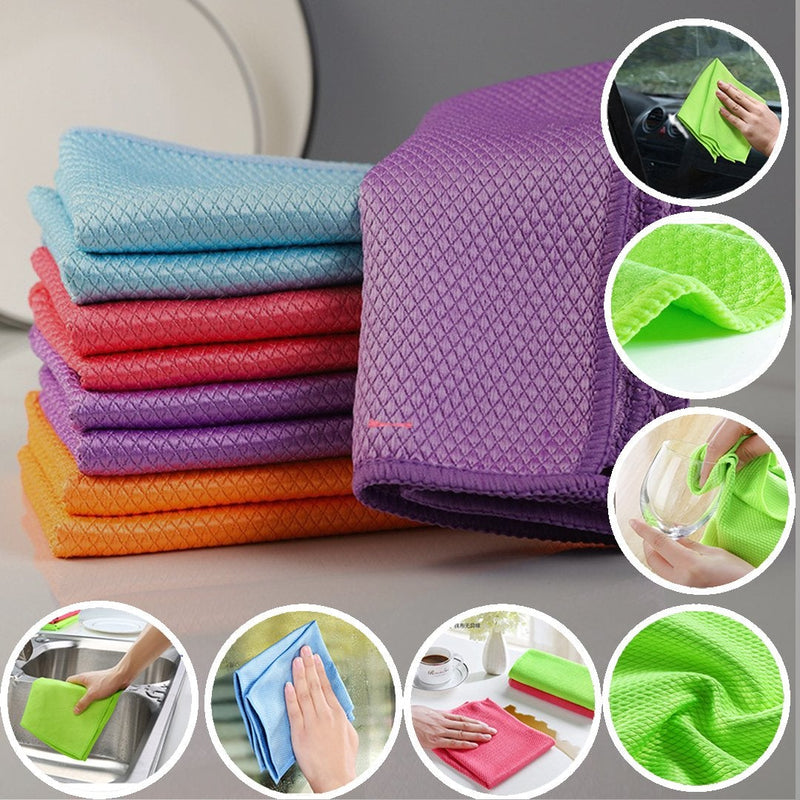 (🌲Early Christmas Sale- SAVE 48% OFF)Streak Free Miracle Cleaning Cloths 6PCS / SET(BUY 2 SETS GET FREE SHIPPING)