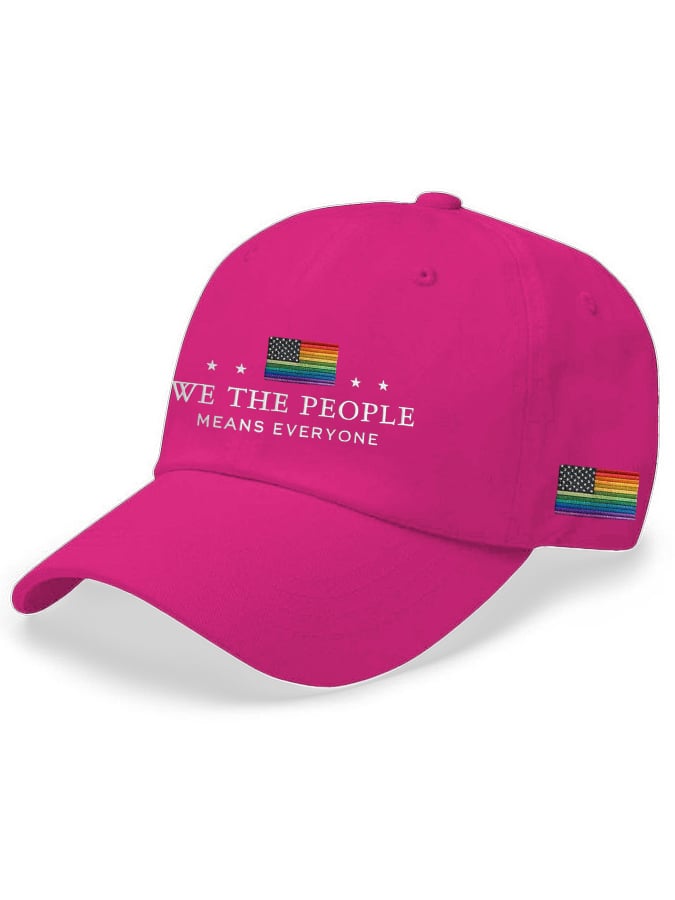 Vintage We The People Means Everyone Print Baseball Cap