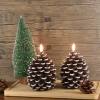 🎅Last Four Hours 50% off🔥Flameless Pinecone Candles Battery Operated