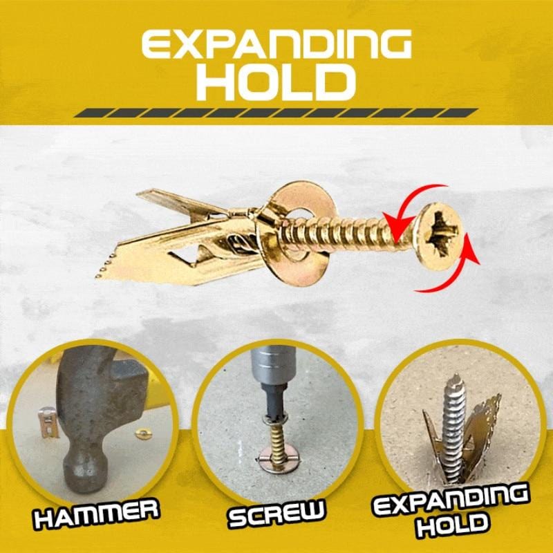 (🔥Last Day Promotion - 50% OFF) Self Drilling Drywall Expansion Anchor Screw