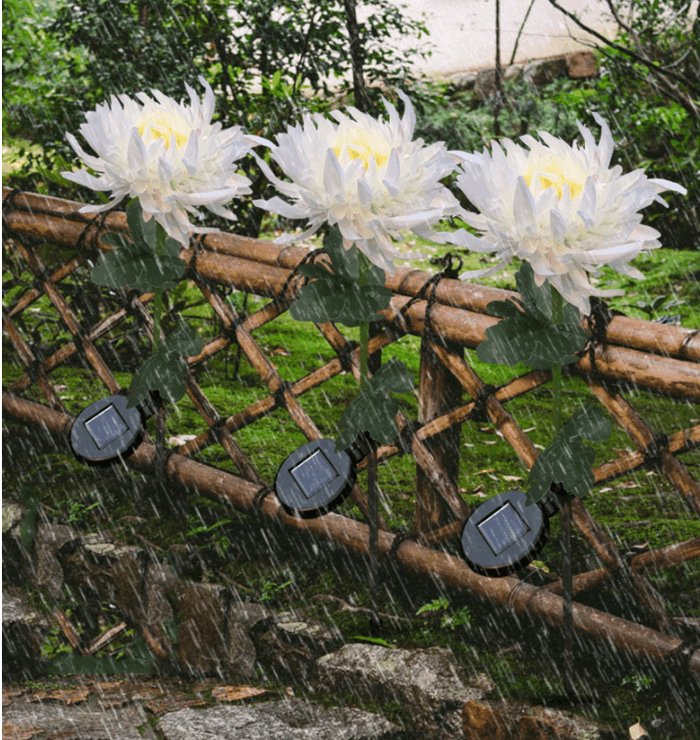 🔥Hot Sale-50%OFF -Chrysanthemum Solar Garden Stake LED