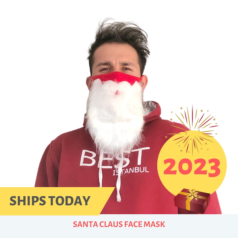 🔥Last Day Promotion 50% OFF🔥Santa Claus Face Mask