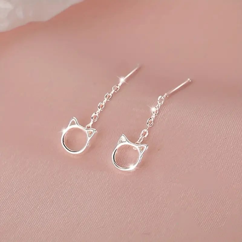 🐱💖Hollow Cat Earrings - Elegant & Whimsical