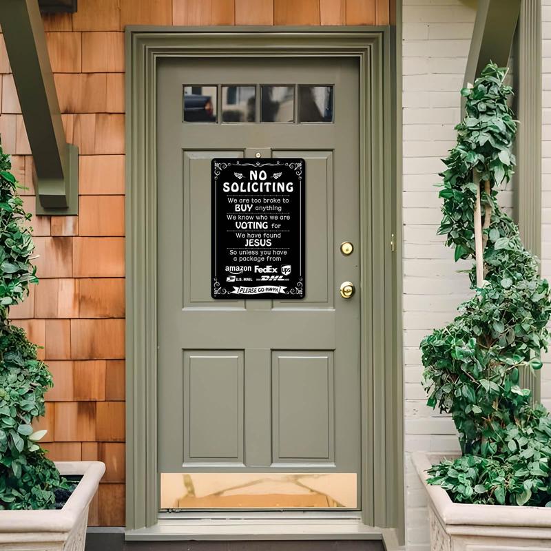 Funny No Soliciting Sign