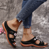 🎁LAST DAY 45% OFF🎁 Ortobloom Flower Embroidered Orthopedic Sandals