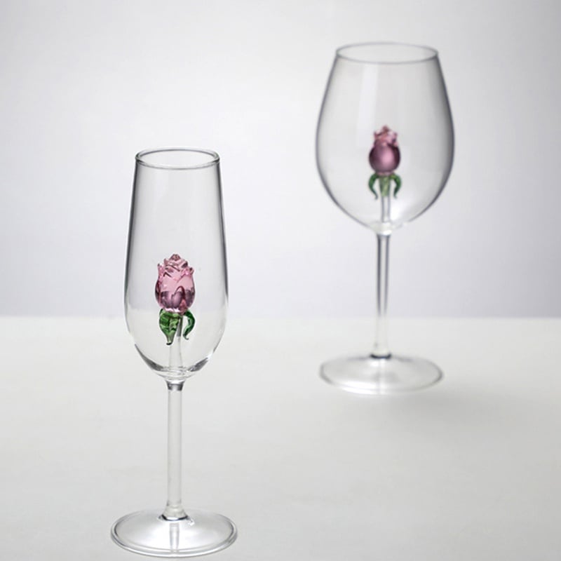 🎁TikTok Last Day Sale - 70% OFF🎉Rose Wine Glass