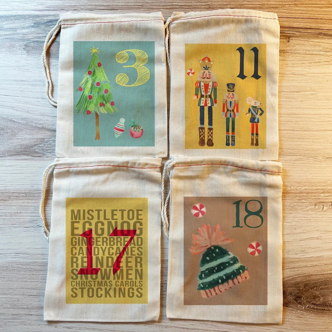 🎅Advent Calendar Bags | Countdown to Christmas