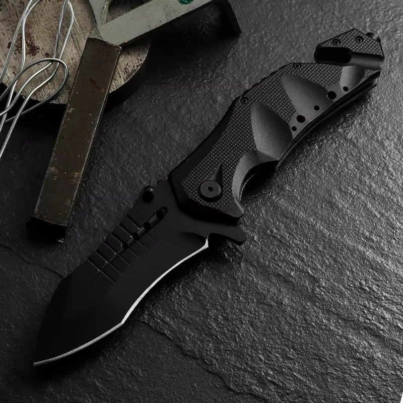 Nighthawk Survival Knife! ⚔️ Glass Breaker + Multi-Tool