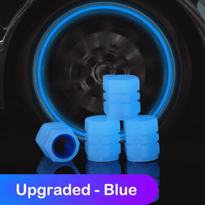 ?BLOWOUT SALE?Fluorescent Tire Valve Caps - Make Night Cycling More Cool?