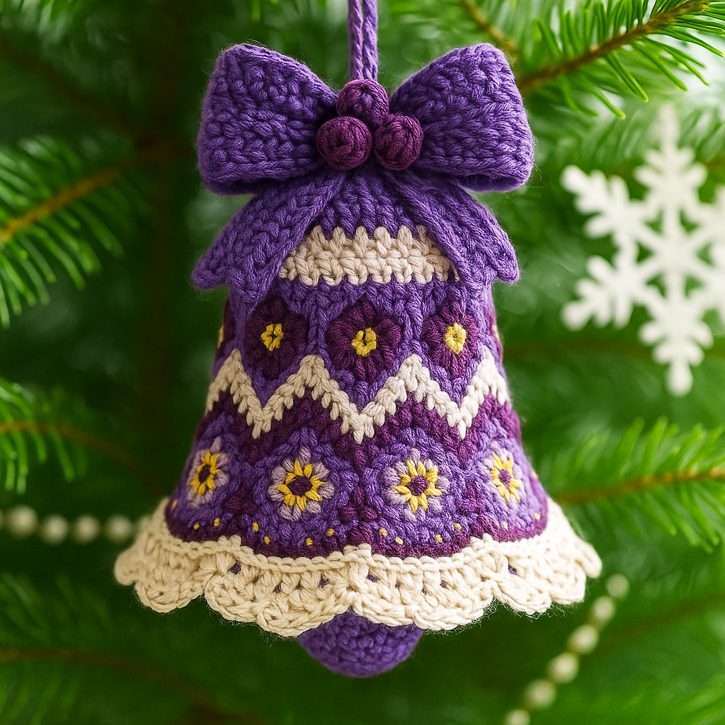 🔥Hot Sale 49% OFF -DIY Crochet Christmas Bell Ornament Kit