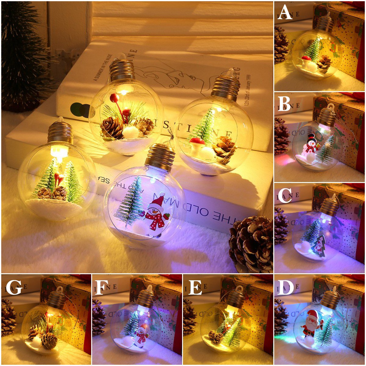 🎅Early Christmas Sale 49% OFF🎄Christmas Tree Decoration Glow Balls