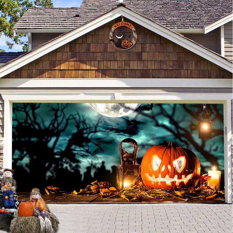 (🎃Early Halloween Sale 48% OFF🎃) - Halloween 2024 Garage Door Decoration