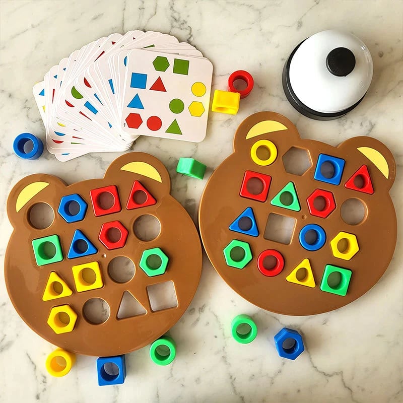 (🎄EARLY CHRISTMAS SALE - 50% OFF) 🎁Shape Matching Game,🚚Buy 2 Free Shipping