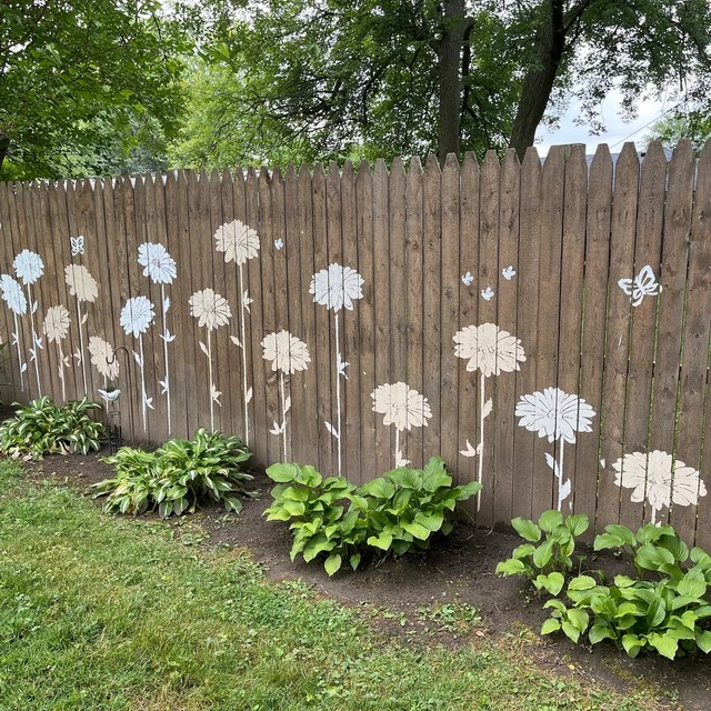 🔥Last Day 50% OFF🏡Garden Fence Large Flower Stencils🌻DIY Decoration