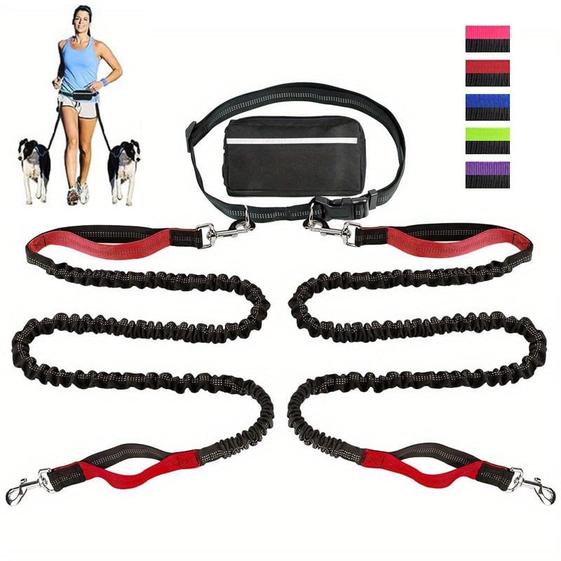 🎁TikTok Last Day Sale - 70% OFF🎉Hands Free Dog Leash with Zipper Pouch