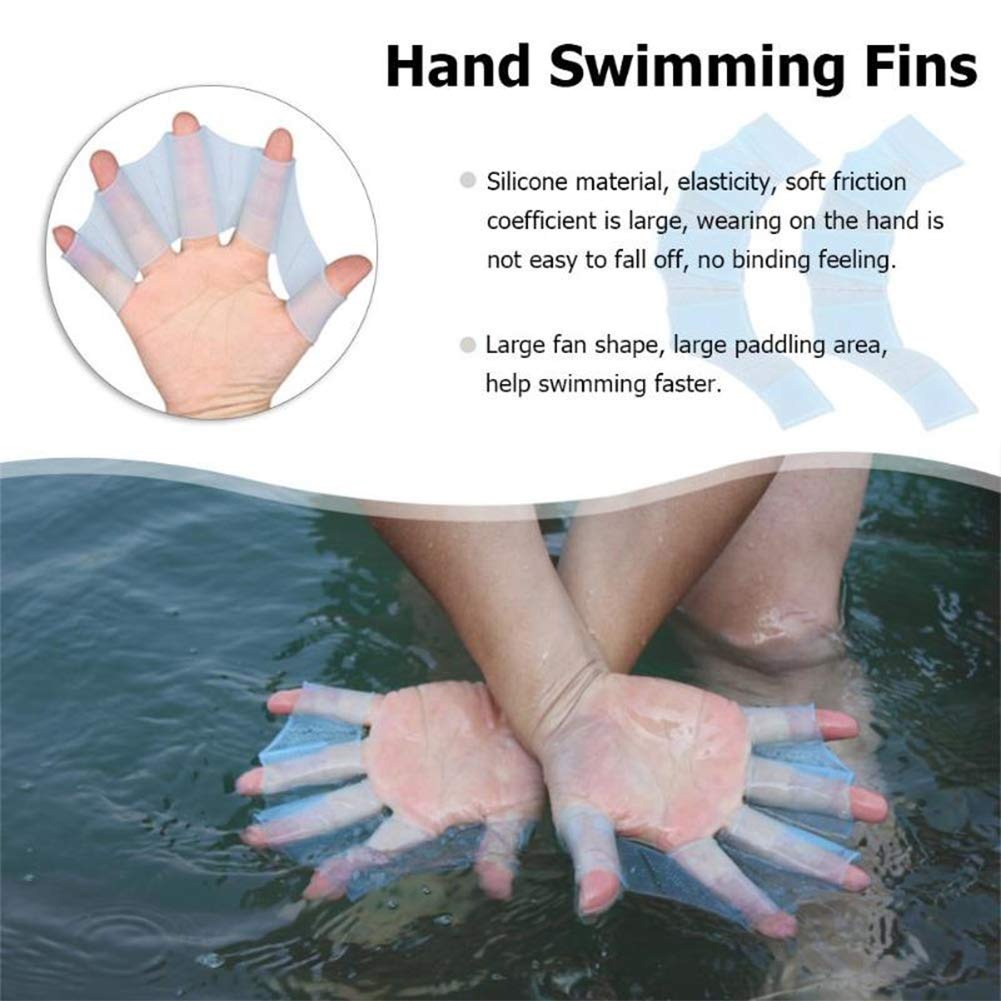 HydraHand Silicone Hand Swimming Fins(1 Pair)