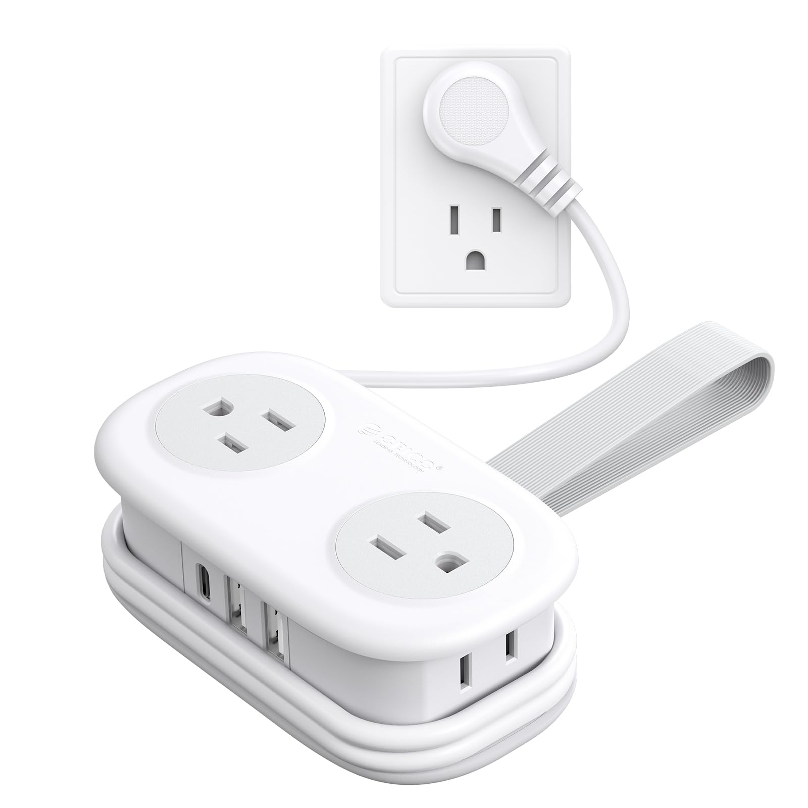 🎁TikTok Last Day Sale - 70% OFF🔥4FT Travel Power Strip with 4 AC Outlets