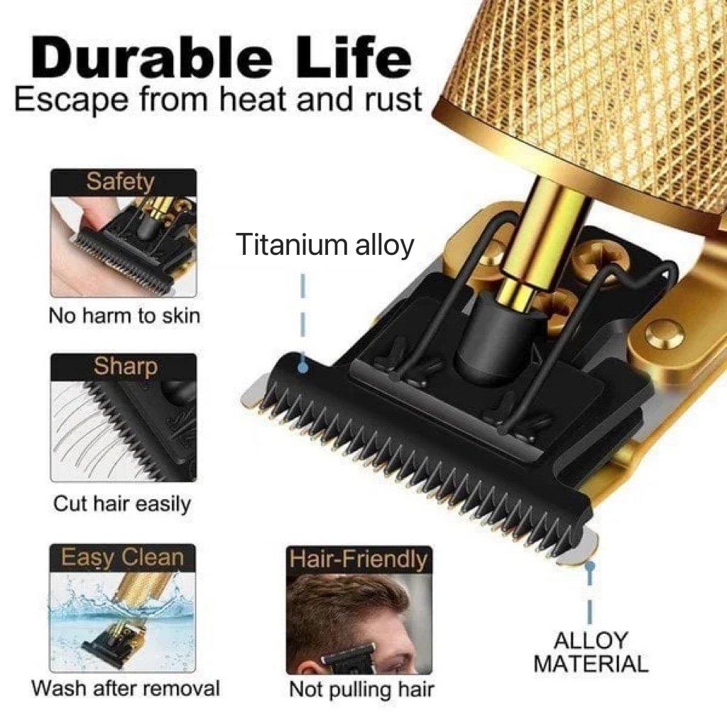 🔥Last Day Promotion 70% OFF-🔥-Cordless Zero Gapped Trimmer Hair Clipper