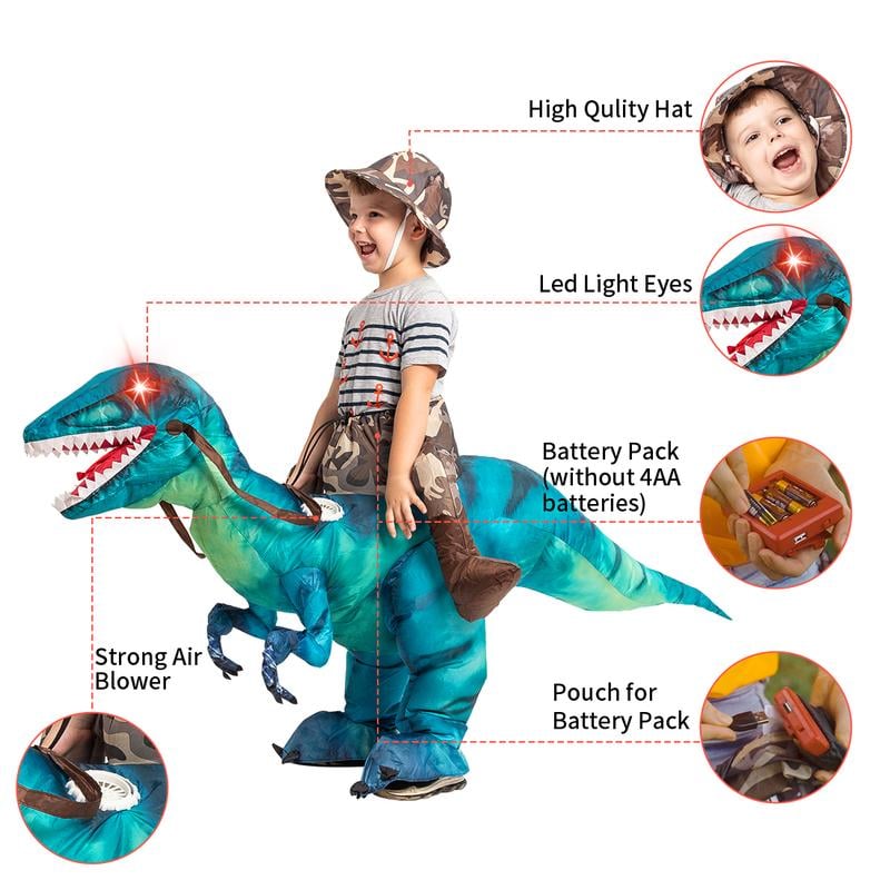 🎃Early Halloween Sale 50% OFF💥Inflatable Dinosaur Costume