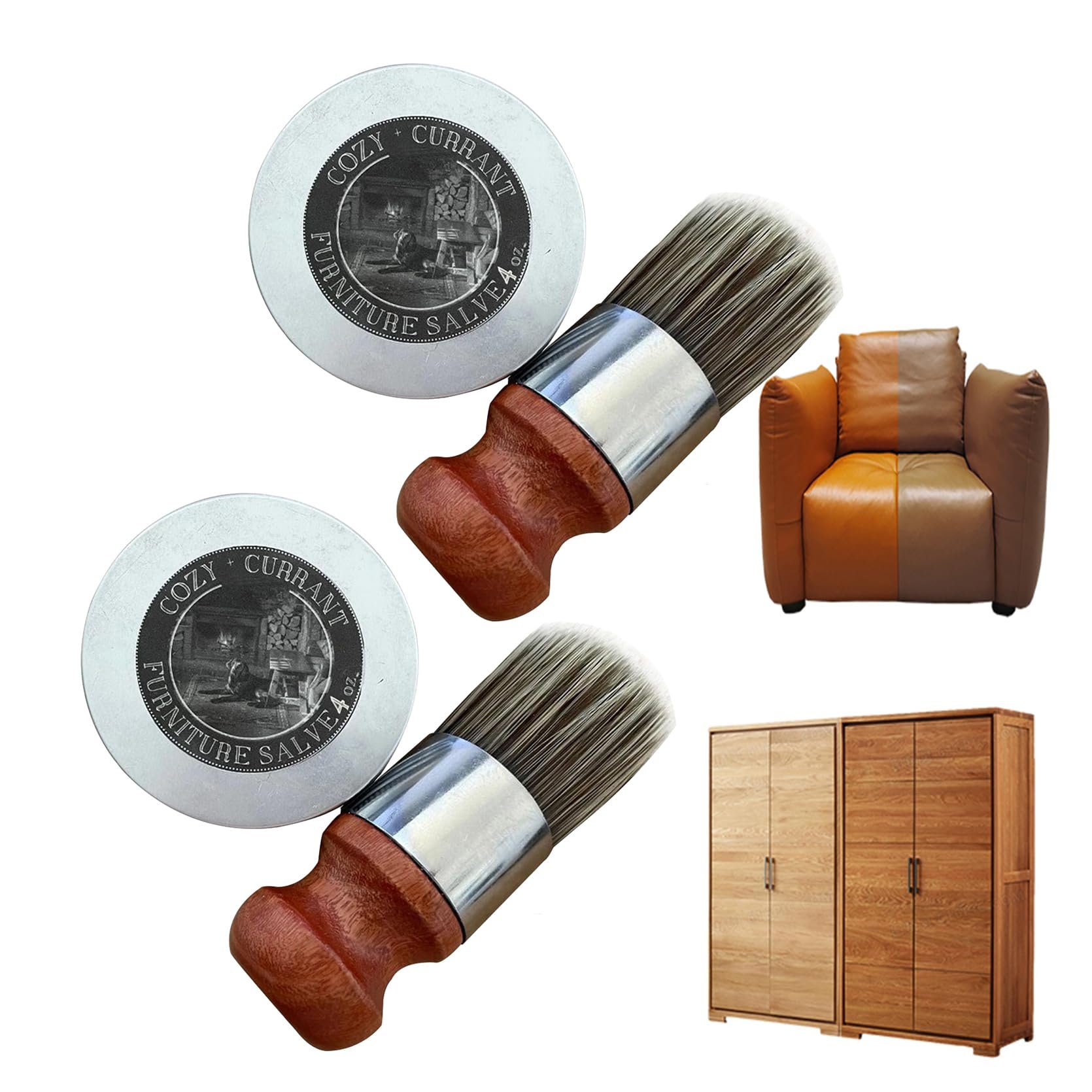 🔥Last Day Promotion - 70% OFF🎁Leather & Furniture Repair Salve + Applicator Brush