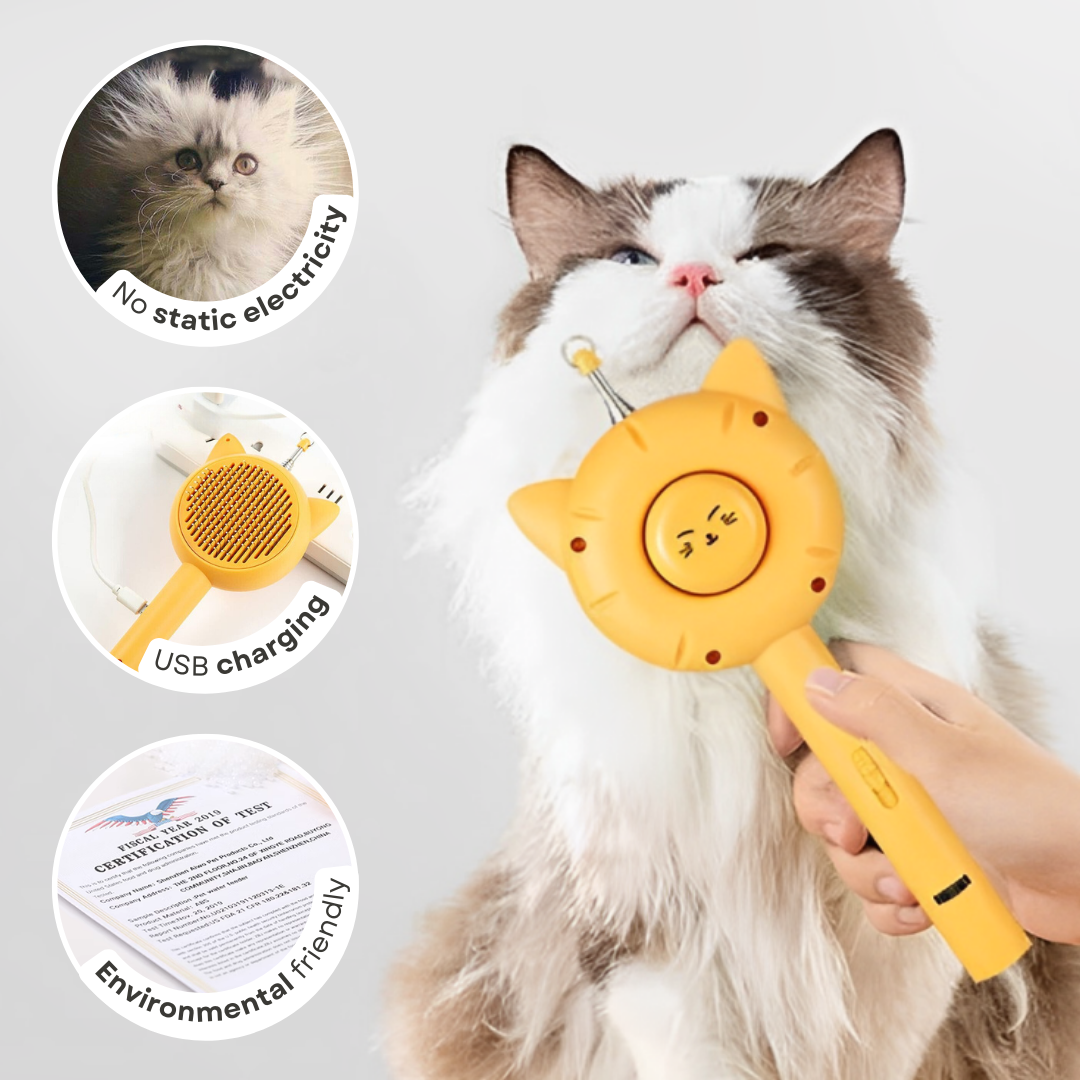 (🎄Christmas Hot Sale - 49% OFF) 4-in-1 Cat Brush, BUY 2 FREE SHIPPING