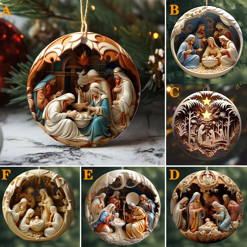 (🌲Early Christmas Sale- 50% OFF) Nativity Christmas ornament
