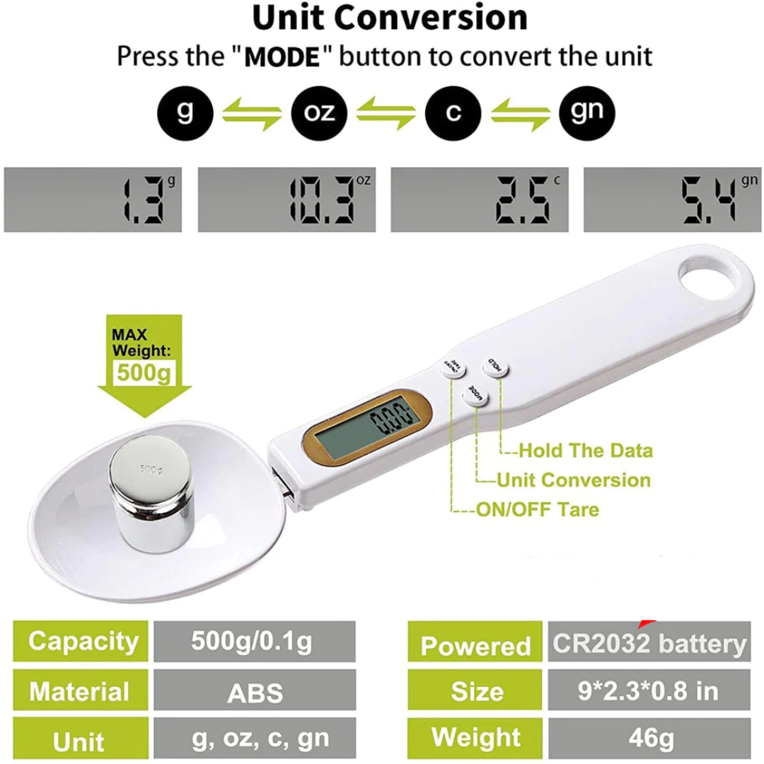SpoonScale Pro - The Ultimate Digital Spoon (BUY 2 FREE SHIPPING NOW)