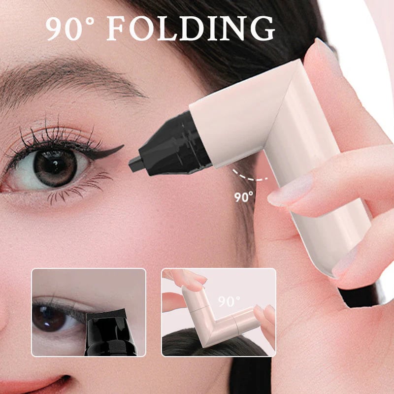 ⏰LAST DAY SALE 50% OFF💥Integrated Rotating Eyeliner Stamp Pen