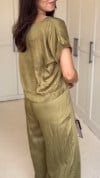 Ladies' Round Neck Loose Casual Commuting Set