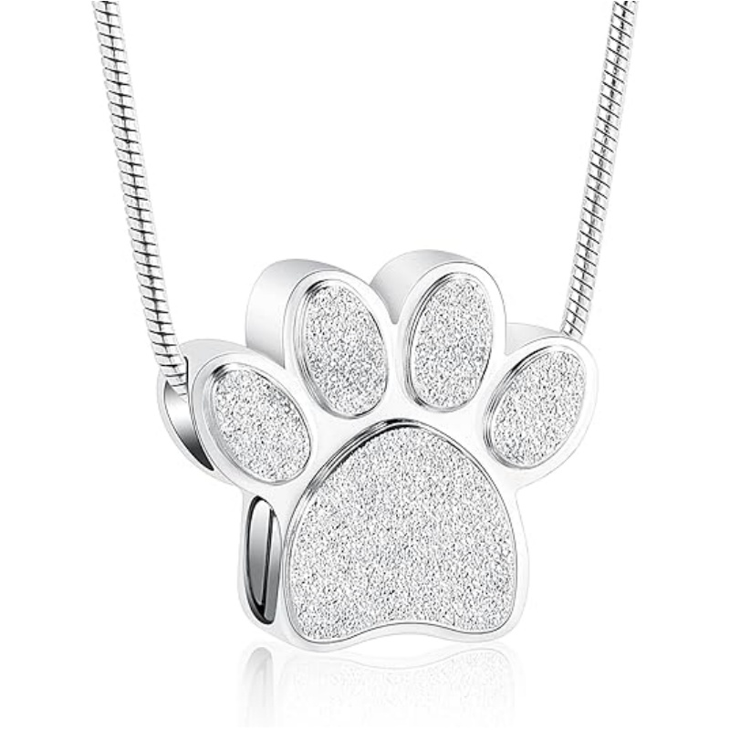 Buy 2 Free Shipping🔥Paw Shape Urn Necklace & Memorial For Dogs/Cats❤️