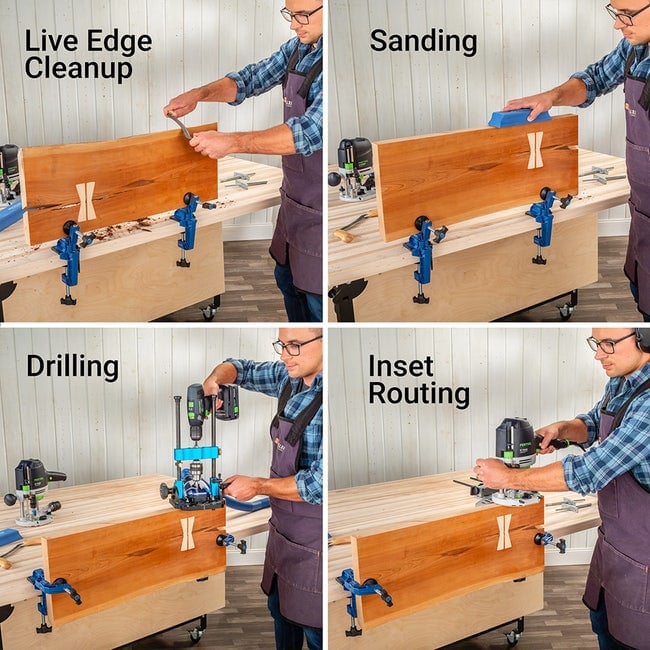 Rockler Hold-It Bench Clamps (2-Pack)