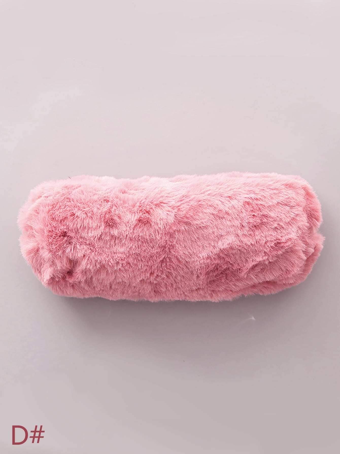 Faux Fur Pencil Case 1pc