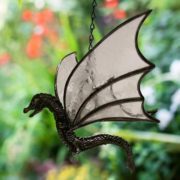 (🔥Last Day Promotion 50% OFF) Dragon Hanging Stained Sun Catcher - Buy 2 Get Extra 10% OFF & Free Shipping