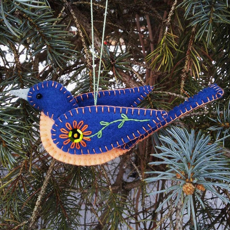 (🔥Early Mother's Day Sale- 65% OFF) Felt Bird Ornament🐦- Buy 4 Free Shipping