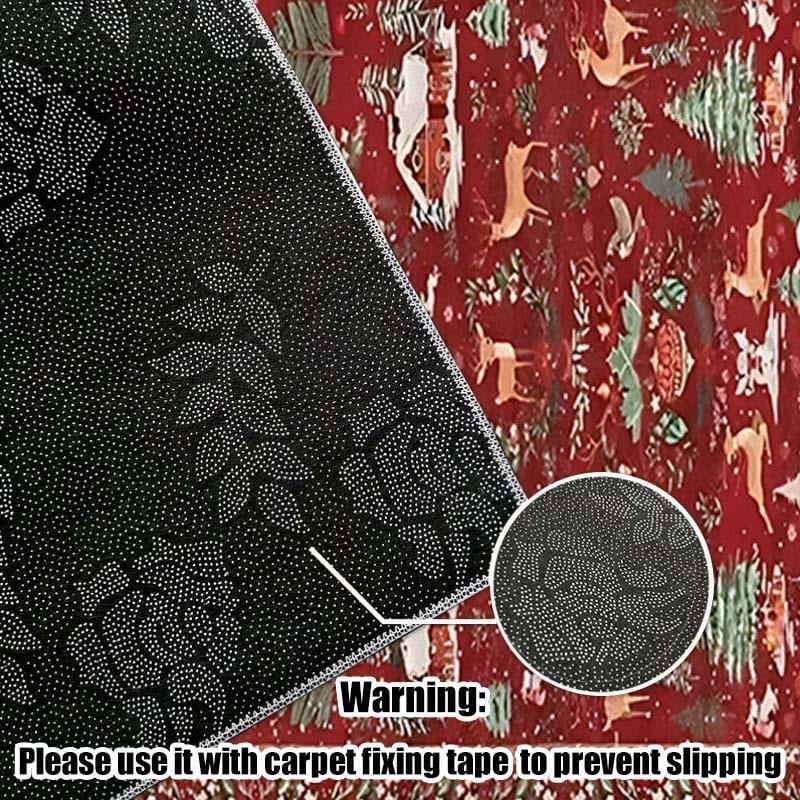 🎅 Early Christmas Sale 🎅🎄 Christmas Deer Santa Long Rug