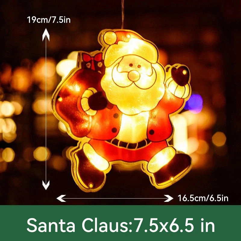 🌲Early Christma Sale🎄Christmas Window Hanging Lights