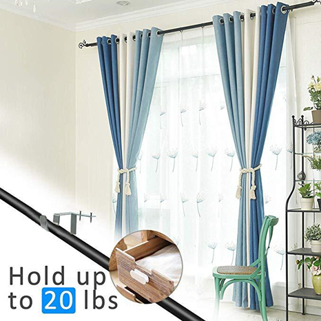 SUMMER HOT SALE 48% OFF-Drilling-Free Curtain Rod Holder(2PCS)-BUY 3 GET 1 FREE