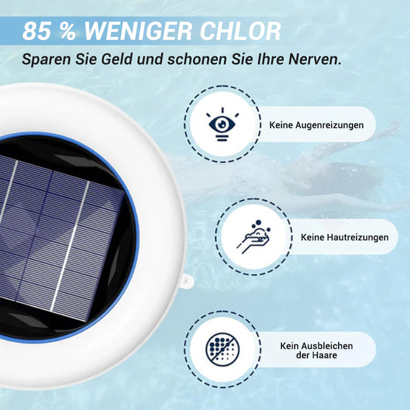 🎉Letzter Tag 49% Rabatt🔥Solar-Schwimmbad-Ionisator, macht das Wasser klar